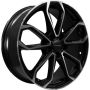 Легковой диск Khomen Wheels KHW1816 7x18 5x114,3 ET51 67,1 Black-FP