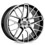 Легковой диск Skill Wheels SL287 10,5x20 5x127 ET40 71,6 чёрный + полированные спицы